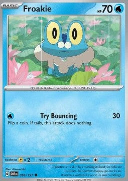 Obsidian Flames 056/197 Froakie (Cosmos Holo)