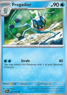 Obsidian Flames 057/197 Frogadier (Cosmos Holo)