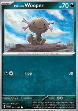 Obsidian Flames 127/197 Paldean Wooper