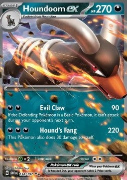Obsidian Flames 134/197 Houndoom ex