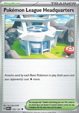 Obsidian Flames 192/197 Pokemon League Headquarters