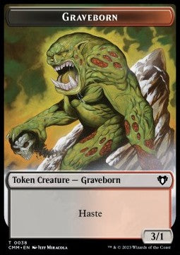 Graveborn 0038 Clue 0040 Commander Masters Token