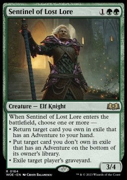 Wilds of Eldraine 0184 Sentinel of Lost Lore