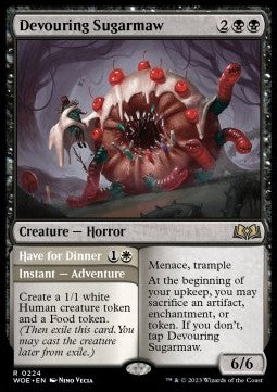 Wilds of Eldraine 0224 Devouring Sugarmaw