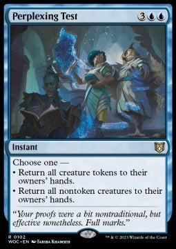Wilds of Eldraine Commander 0102 Perplexing Test