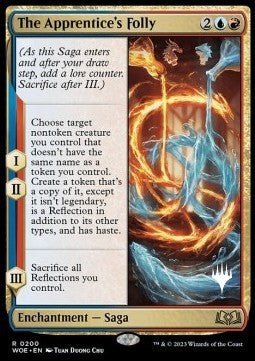 Wilds of Eldraine 0200 The Apprentice's Folly (Silver Stamped)