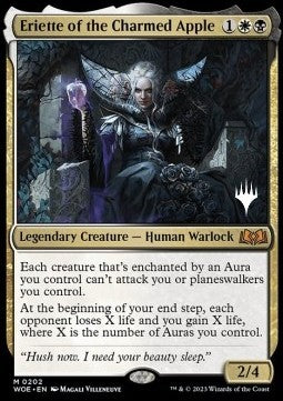Wilds of Eldraine 0202 Eriette of the Charmed Apple (SAilver Stamped)