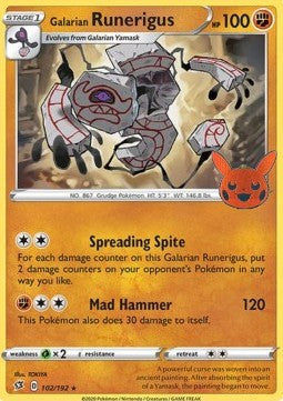 Trick or Trade 2023 RCL102 Galarian Runerigus