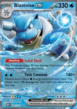 Pokemon 151 009/165 Blastoise ex