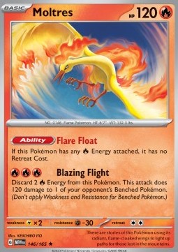 Pokemon 151 146/165 Moltres