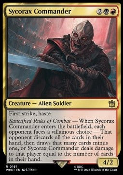 Doctor Who 0161 Sycorax Commander