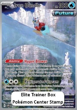 Scarlet & Violet Promo SVP066 Iron Bundle (Pokemon Centre Stamp))