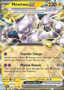 Paradox Rift 058/182 Mewtwo ex