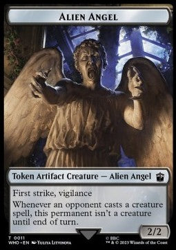 Alien Angel 0011 Mark of the Rani 0015 Doctor Who Token
