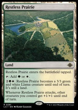 The Lost Caverns of Ixalan 0281 Restless Prairie (Foil)