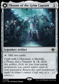 The Lost Caverns of Ixalan 0266 Throne of the Grim Captain//The Grim Captain