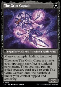 The Lost Caverns of Ixalan 0266 Throne of the Grim Captain//The Grim Captain