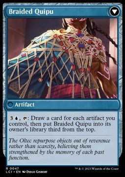 The Lost Caverns of Ixalan 0047 Braided Net//Braided Quipu