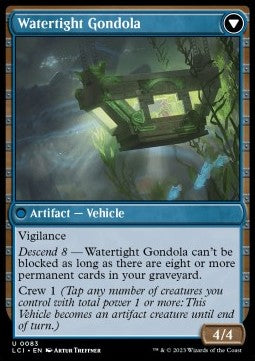 The Lost Caverns of Ixalan 0083 Waterlogged Hulk//Watertight Gondola (Foil)