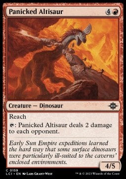 The Lost Caverns of Ixalan 0159 Panicked Altisaur (Foil)
