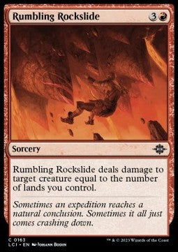 The Lost Caverns of Ixalan 0163 Rumbling Rockslide