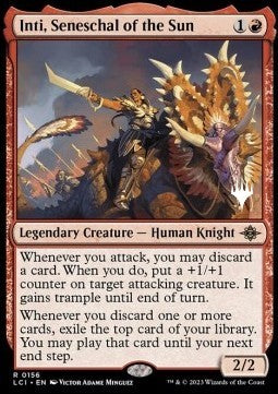 The Lost Caverns of Ixalan 0156 Inti, Seneschal of the Sun (Silver Stamped)