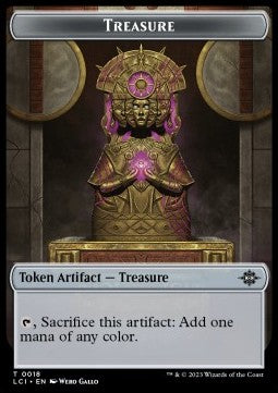 Treasure 0018 Lost Caverns of Ixalan Token