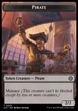 Pirate 0005 The Monarch 0018 Lost Caverns of Ixalan Commander Token