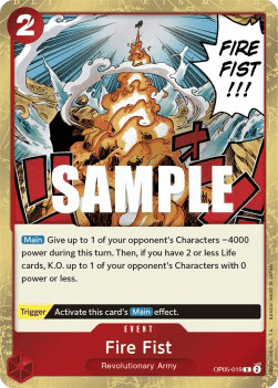 Awakening of the New Era OP05-019 Fire Fist (Foil)