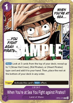 Awakening of the New Era OP05-076 When You're at Sea, You Fight against Pirates!! (Foil)