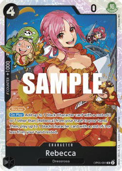 Awakening of the New Era OP05-091 Rebecca (Foil)