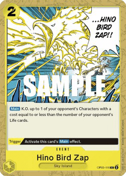 Awakening of the New Era OP05-116 Hino Bird Zap