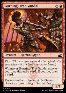 Ravnica Remastered 0105 Burning-Tree Vandal