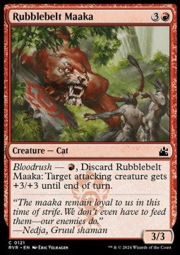 Ravnica Remastered 0121 Rubblebelt Maaka