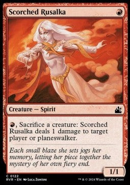 Ravnica Remastered 0122 Scorched Rusalka (Foil)