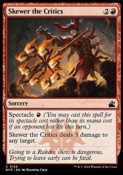 Ravnica Remastered 0124 Skewer the Critics