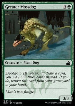 Ravnica Remastered 0145 Greater Mossdog
