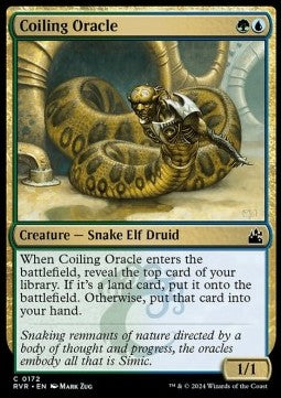Ravnica Remastered 0172 Coiling Oracle