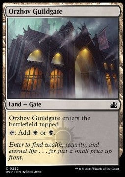 Ravnica Remastered 0282 Orzhov Guildgate