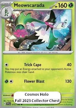 Scarlet & Violet 015/198 Meowscarada (Cosmos Holo)