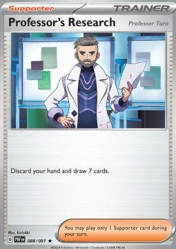 Paldean Fates 088/091 Professor's Research (Holo)