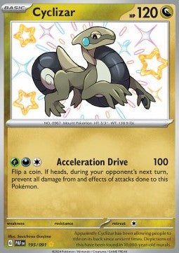 Paldean Fates 195/091 Cyclizar (Shiny Rare)