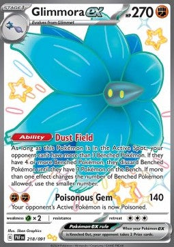Paldean Fates 218/091 Glimmora ex