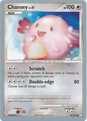 Mysterious Treasures 076/123 Chansey (World Championships 2008)