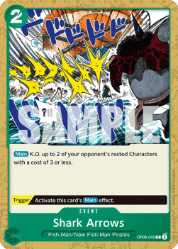 Wings of the Captain OP06-040 Shark Arrows