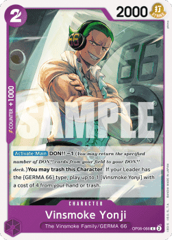 Wings of the Captain OP06-066 Vinsmoke Yonji