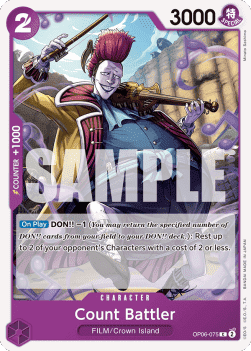 Wings of the Captain OP06-075 Count Battler
