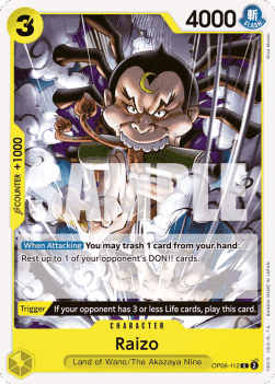 Wings of the Captain OP06-112 Raizo