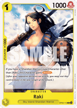 Wings of the Captain OP06-113 Raki