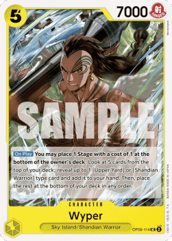 Wings of the Captain OP06-114 Wyper